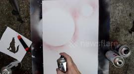 Wolf - SPRAY PAINT ART - how to spray paint - speed art