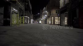 Coronavirus: An eerily deserted Manchester city centre on day three of nationwide lockdown