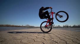 Solo Corona Quarantine MTB Mountainbike riding in Germany