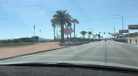 Driving past the
