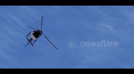 LAPD helicopter orders people to leave skate park or FACE ARREST as city bids to slow spread of coronavirus