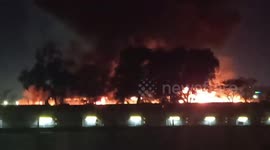 Eight dead after jet carrying medical supplies bursts into flames in Philippines