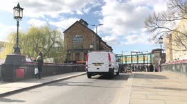 Coronavirus: London's iconic Camden Lock Market on the first Sunday after UK lockdown began.