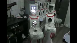 Robots used in Indian hospital to serve COVID-19 patients medicine