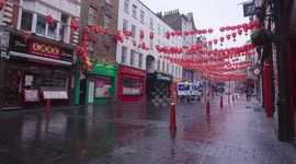 Chinatown in London deserted during coronavirus lockdown