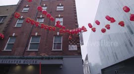 Chinatown in London deserted during coronavirus lockdown
