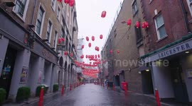 Chinatown in London deserted during coronavirus lockdown