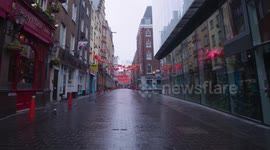 Chinatown in London deserted during coronavirus lockdown