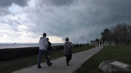 Awesome time-lapse footage shows rainstorm in Buffalo