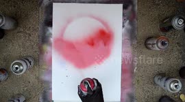 Beautiful Egypt - SPRAY PAINT ART - how to spray paint - speed art