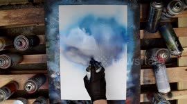 Siberian Tiger - SPRAY PAINT ART - how to spray paint - speed art