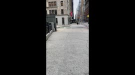 Abandoned Flat Iron Building Streets NYC Coronavirus