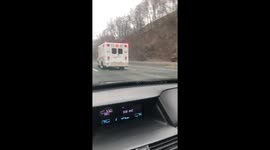 Ambulance convoy spotted heading towards New York City from Indiana 'for the COVID-19 outbreak'