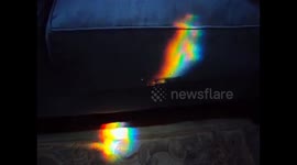 Magical Rainbow Appears in my sitting room