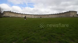 Bath deserted during coronavirus lockdown