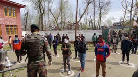 Indian army set up COVID-19 training camp to educate locals about the pandemic