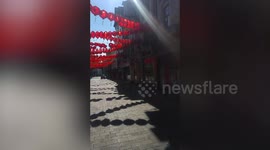 London's China Town deserted during Covid-19 pandemic