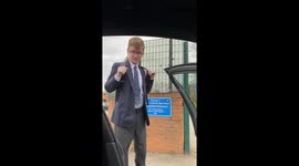 UK dad drives his kids to school in hilarious April Fool's prank