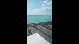 Manila Bay turns clear turquoise colour during COVID-19 lockdown