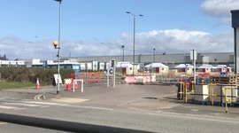 Boots testing site in Nottingham deserted despite the death of more people from Coronavirus