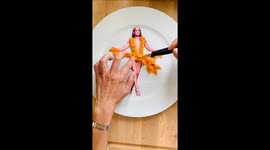 TikTok food artist makes TIGER KING-themed dress for 'JLo Exotic'