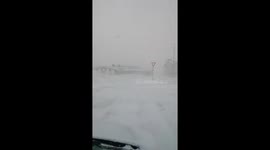 Heavy spring snowstorm leaves northern Norway blanketed