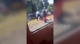 UK train driver body slams teen who officials say was assaulting staff