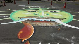 Bangalore police come up with viral painting warning people against violating lockdown on COVID19