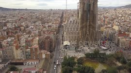 Sagrada Familia by drone