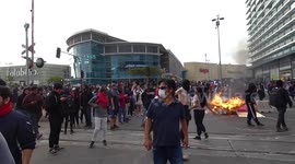 Protests in the city center because of people's discontent over the president’s demands