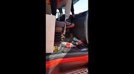 Hitchhiking from Frankfurt (Germany) to Valenciennes (France) during the coronavirus crisis, and making friends