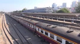 Train station in southern Thailand deserted as provinces close borders