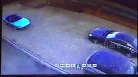 Concours Mazda MX5 run over by a 4x4