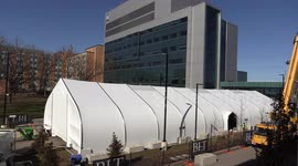 Field hospitals built in Ontario, Canada before expected surge in COVID-19 cases