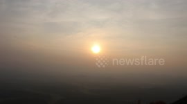Kundadri Hills Sunset Timelapse, Karnataka, India