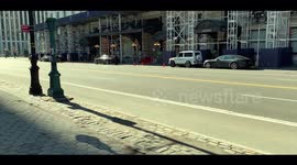Empty streets of New York during coronavirus lockdown