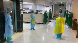 Uplifting moment Covid-19 patient returns home after overcoming illness