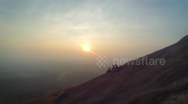 Kundadri Hills sunset tmelapse in south India