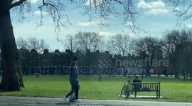 People ignoring the lock down rules