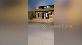 UK airport eerily empty during Covid-19 pandemic