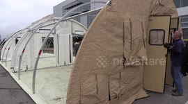 Charity sets up field hospital near Toronto amid surge in coronavirus cases