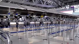Bangkok airport quiet after Thailand bans all international passenger flights