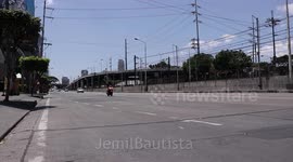 Nearly Empty Streets in Manila, Philippines due to #CoronaVirus Lockdown