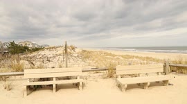 Jersey Shore: Beach empty amid closure during COVID-19 pandemic