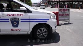 #CoronaVirus Philippines: Police Checkpoint During Enhanced Community Quarantine