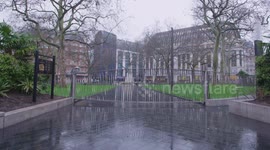 Leicester Square in London deserted during coronavirus lockdown