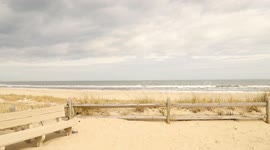 Newsflare Edit - Jersey Shore: Beach empty amid closure during COVID-19 pandemic