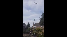 UK residents use drones to deliver beer to each other during coronavirus lockdown