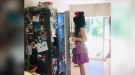 Hilarious video show people completing mundane tasks in their best clothes