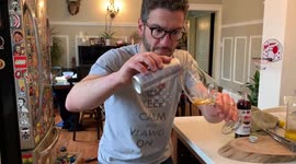 Trying to make the perfect Red Bull during coronavirus lockdown